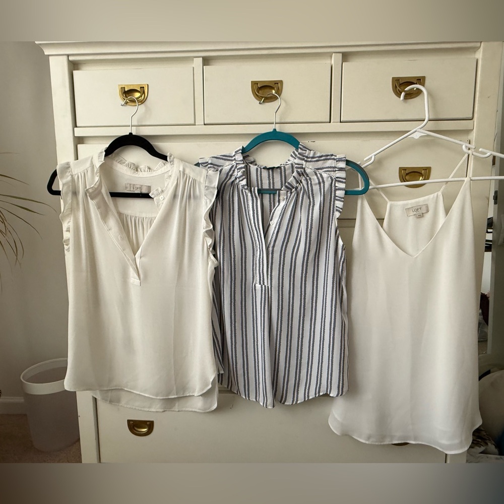 Set of 3 Ann Taylor and LOFT Blouses